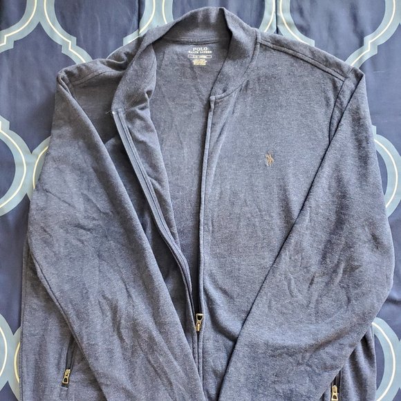 Men's Large Polo Ralph Lauren Gray Jacket - Picture 2 of 2